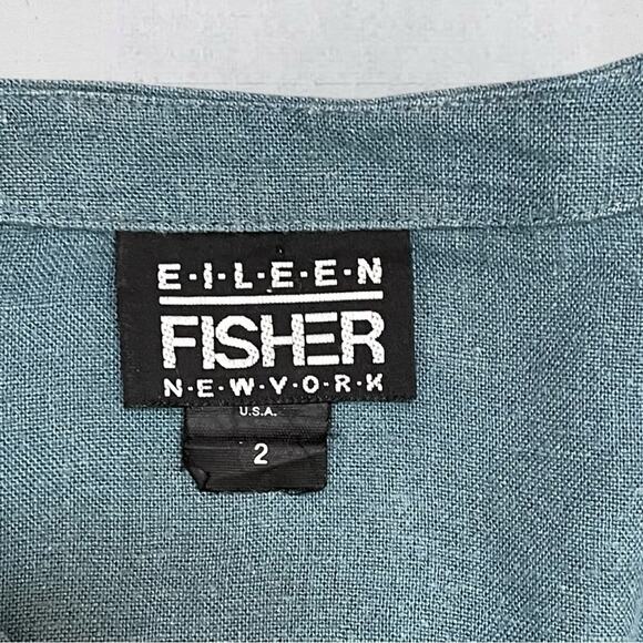 VTG 80’s Eileen Fisher Linen Blend Set Laganlook Oversized Minimalist Size S/M - Picture 11 of 16